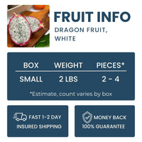 White Dragon Fruit Good Hill Farms Fruit: Dragon Fruit, White