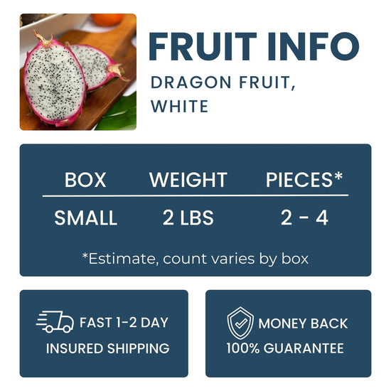 White Dragon Fruit Good Hill Farms Fruit: Dragon Fruit, White