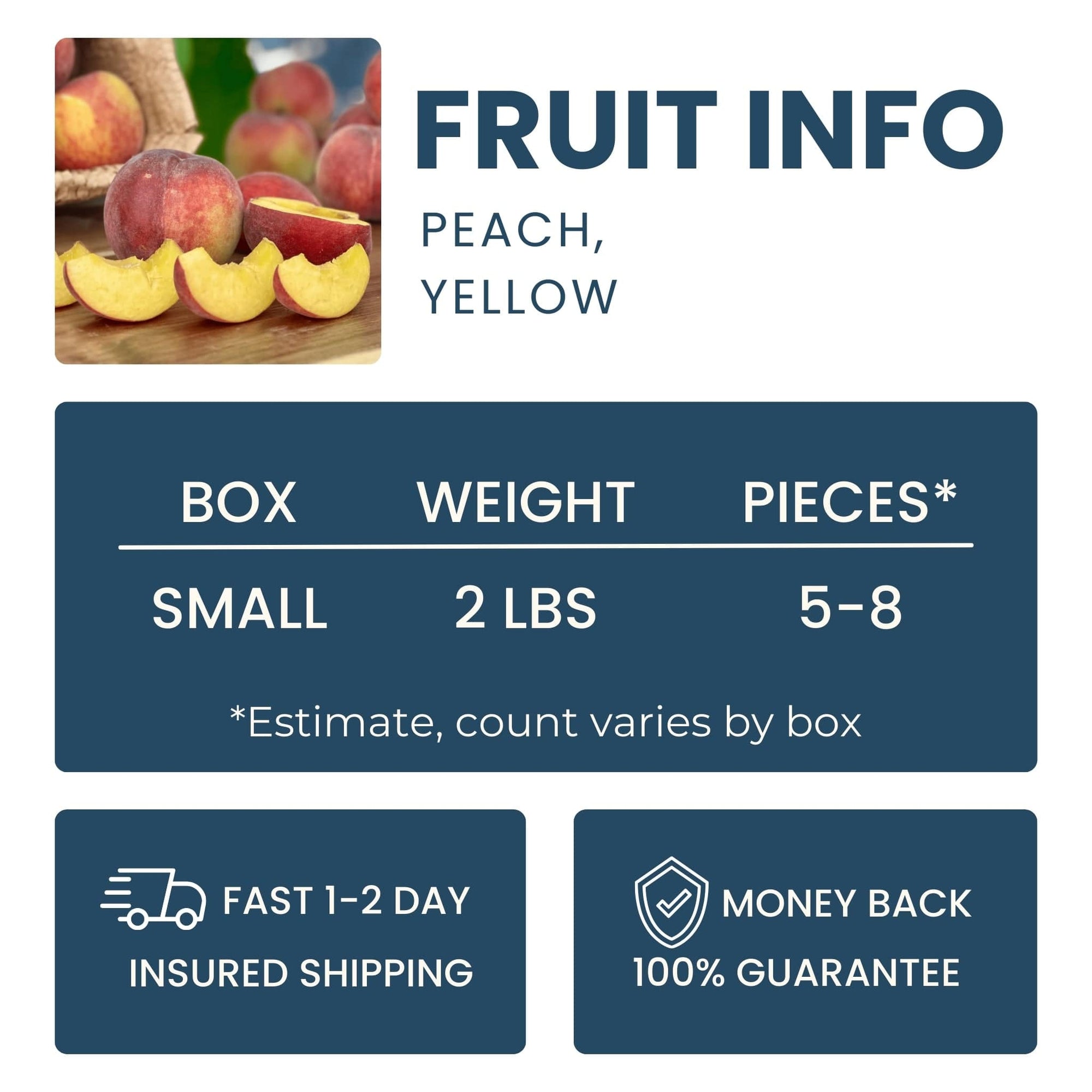 Yellow Peach Good Hill Farms Fruit: Peaches, Yellow