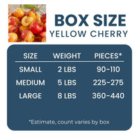 Yellow Rainier Cherry Good Hill Farms Fruit: Cherry, Yellow